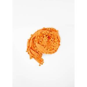 NEW MATTA women's dupatta plain shawl in marigold